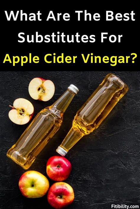 alternative for cider vinegar.